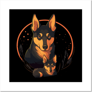 Australian Kelpie Fathers Day Posters and Art